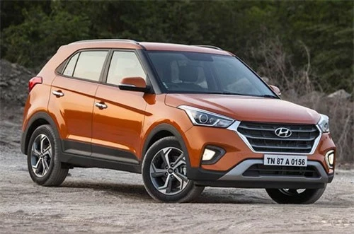 7. Hyundai Creta (doanh số: 10.314 chiếc).