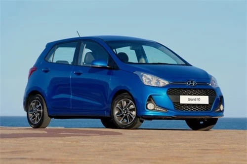 8. Hyundai Grand i10 (doanh số: 10.285 chiếc).