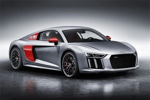 9. Audi R8 V10 Plus 2019 (vận tốc tối đa: 330 km/h).