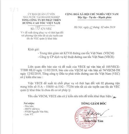 VEC từ chối phục vụ vĩnh viễn 2 ô tô: Nói dối như "cuội", thu phí sao minh bạch?