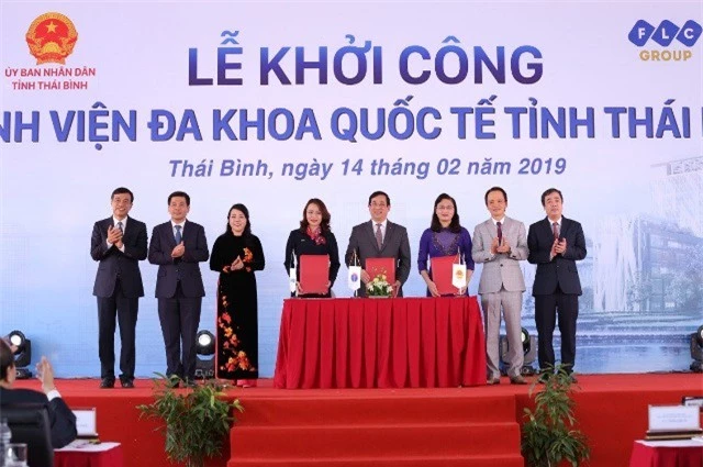  Lễ ký kết hợp tác giữa UBND tỉnh Thái Bình, Cục Quản lý Khám, chữa bệnh - Bộ Y tế và Tập đoàn FLC