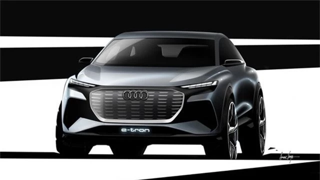 Audi hé lộ hình ảnh SUV chạy điện Q4 e-tron sắp ra mắt - 1 Audi hé lộ hình ảnh SUV chạy điện Q4 e-tron sắp ra mắt - 1