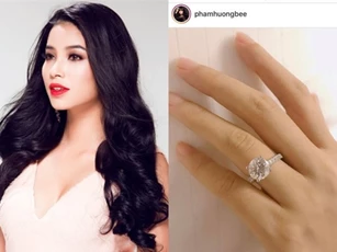 Rò rỉ thông tin về danh tính vị hôn phu giàu có của Hoa hậu Phạm Hương