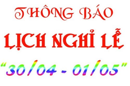 Dịp Giỗ tổ Hùng Vương, 30/4 và 1/5, người lao động được nghỉ mấy ngày?