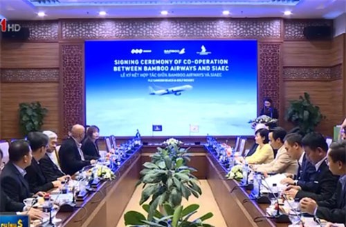 Bamboo Airways và SIAEC ký thỏa thuận hợp tác chiến lược
