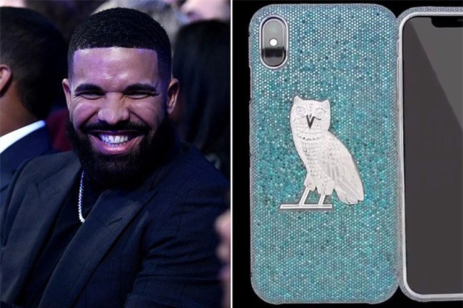 Siêu sao hip-hop Drake chi hơn 9 tỷ đồng... làm ốp lưng cho iPhone X