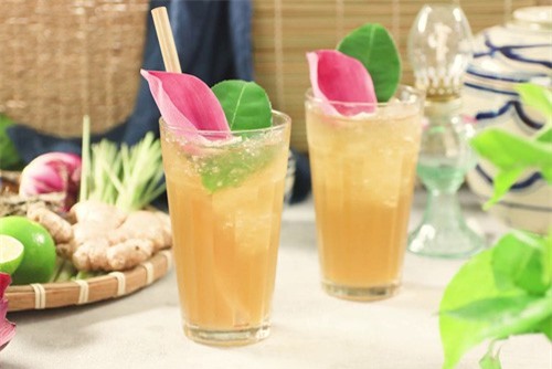 Clip: Trà thảo mộc chanh sả mát lạnh, giải nhiệt tốt