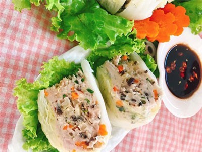 Cách làm món cải thảo cuộn thịt hấp ngọt ngon