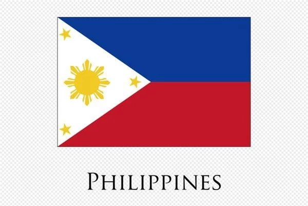 Đỏ - Xanh là một trong 3 gam màu chủ đạo của Quốc kỳ Philippines.