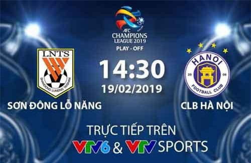 CHÍNH THỨC: Đài THVN tường thuật trực tiếp trận đấu giữa CLB Sơn Đông Lỗ Năng và CLB Hà Nội