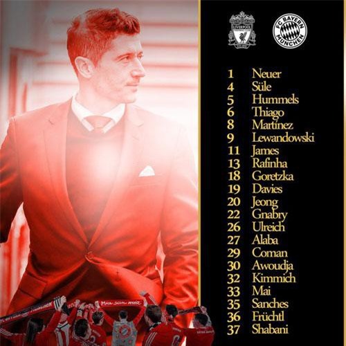 Hành quân đến Liverpool, Bayern bất ngờ vắng 2 ngôi sao
