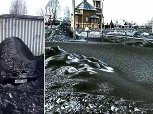 Tuyết 'đen' gây ô nhiễm tại Siberia (Nga)