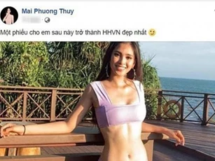 Mai Phương Thúy khen ngợi nhan sắc của đàn em Tiểu Vy: 'Mười chín tuổi như thế này là xinh quá mức cho phép'