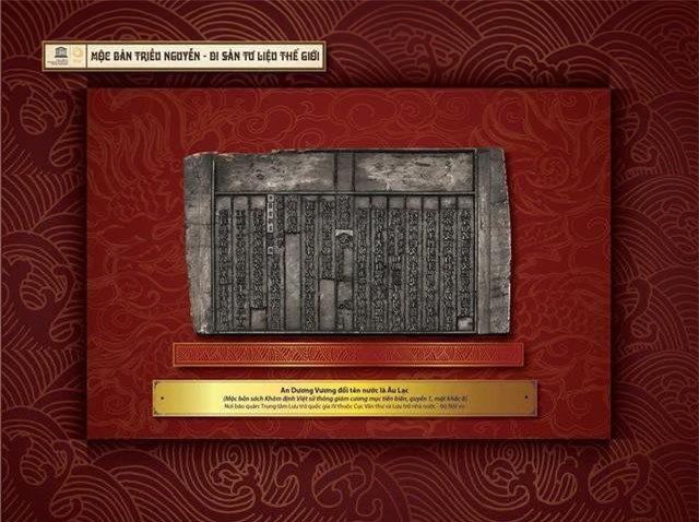 "Quốc hiệu và Kinh đô nước Việt qua Mộc bản Triều Nguyễn - Di sản tư liệu thế giới" 