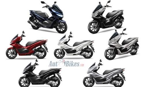 Chi tiết 3 phiên bản, 7 màu của Honda PCX 2019