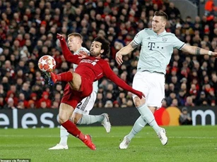 Bayern Munich cầm hòa Liverpool tại Anfield