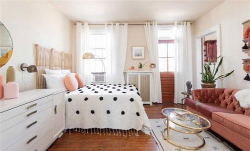 Bài trí căn hộ nhỏ cho cô nàng yêu thích màu hồng
