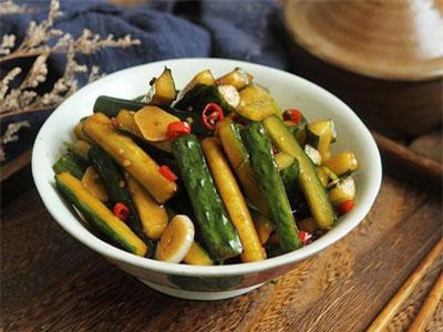 Cách làm món dưa leo trộn chua cay