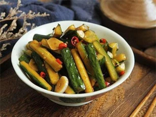 Cách làm món dưa leo trộn chua cay