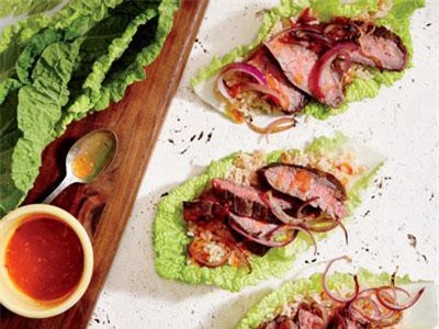 Cách làm món thịt bò cuốn cơm kiểu Thái