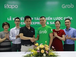 Sapo bắt tay tích hợp dịch vụ giao hàng nhanh GrabExpress