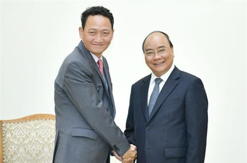 Thủ tướng tiếp Đại sứ Hàn Quốc tại Việt Nam