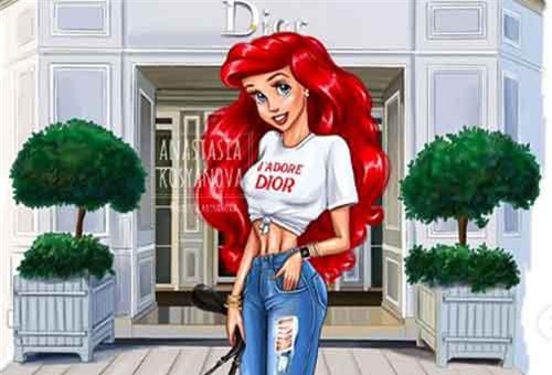 Khi các nàng công chúa Disney diện theo mốt