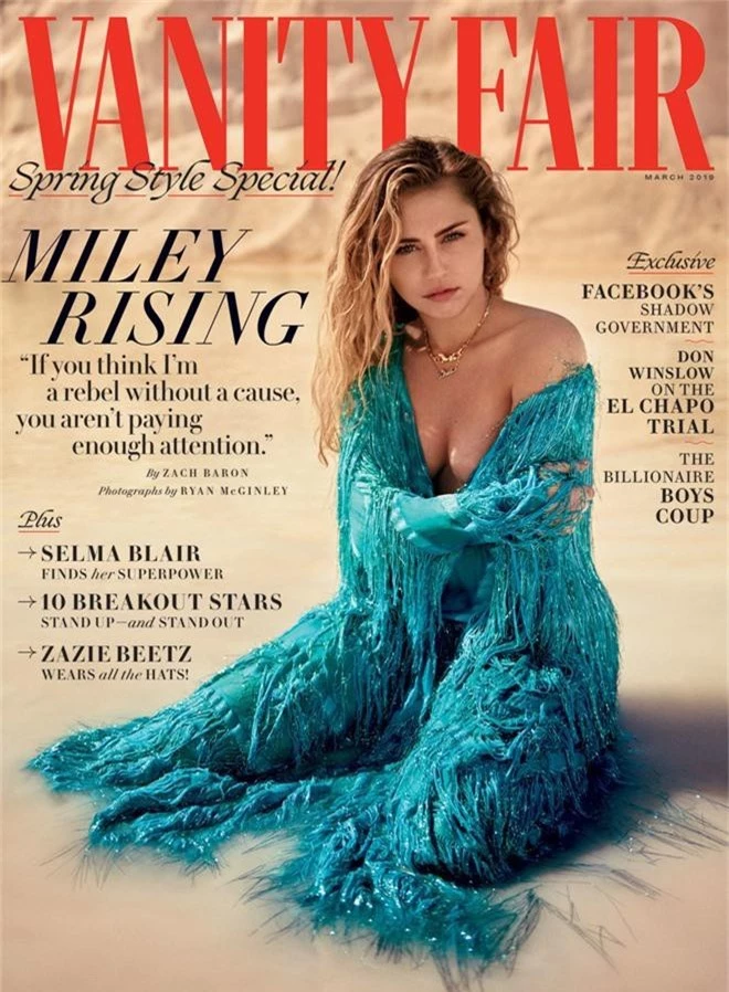 Làm vợ người ta, Miley Cyrus vẫn thả rông táo bạo trên tạp chí và tiết lộ lý do cưới Liam vì một người phụ nữ? - Ảnh 1.