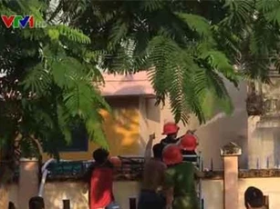 Cháy kho hàng tại chợ đêm Sơn Trà, Đà Nẵng