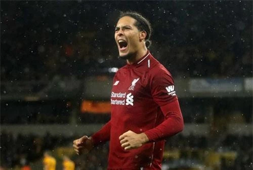 Trung vệ: Virgil van Dijk (Liverpool).