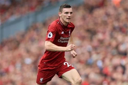 Hậu vệ trái: Andrew Robertson (Liverpool).