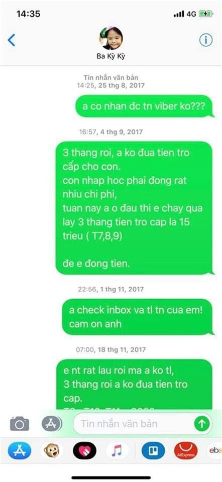 Bị tố không có gặp con, Lý Phương Châu tung bằng chứng Lâm Vinh Hải mặc cả từng đồng chu cấp cho con trong khi tặng nhà tiền tỷ cho Linh Chi - Ảnh 7.