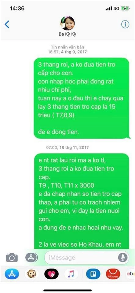 Bị tố không có gặp con, Lý Phương Châu tung bằng chứng Lâm Vinh Hải mặc cả từng đồng chu cấp cho con trong khi tặng nhà tiền tỷ cho Linh Chi - Ảnh 9.