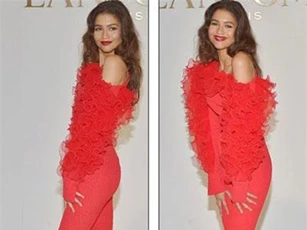 Zendaya đẹp kiều diễm với tông màu đỏ