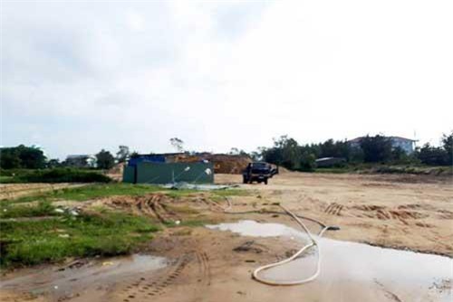 Xử nghiêm cá nhân bảo kê cho hoạt động tập kết cát 'chui'