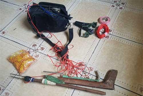 Bắt hai người trộm chó có súng chích điện và bột ớt