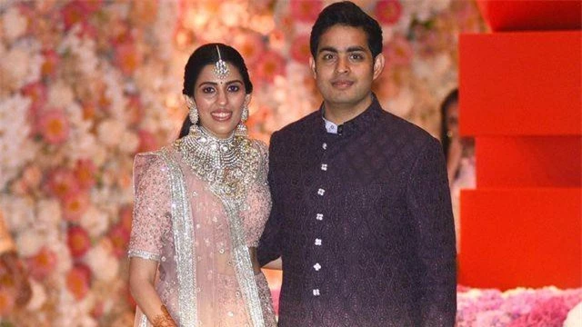 Akash Ambani, con trai cả của người giàu nhất Ấn Độ chuẩn bị kết hôn với vị hôn thê Shloka Mehta. (Nguồn: AFP / SUJIT JAISWAL)