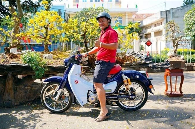 Honda Super Cub độ, Honda Super Cub độ 300 triệu đồng, Honda Super Cub độ của Thức Apple,