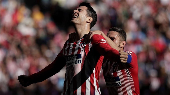  Morata khai hỏa, Atletico bám đuôi Barca