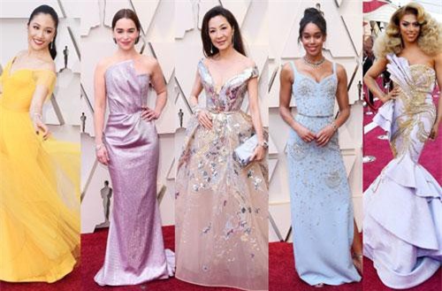Thảm đỏ Oscar 2019: Dương Tử Quỳnh diện đầm cổ tích bên dàn "Con nhà siêu giàu châu Á", dàn mỹ nhân thi nhau "chặt chém"