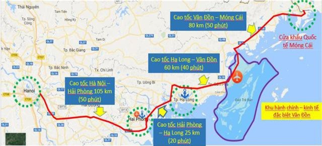 Quảng Ninh: Cao tốc Vân Đồn-Móng Cái trong quý 1/2019