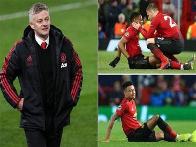 M.U mất 10 cầu thủ trước trận đấu với Crystal Palace