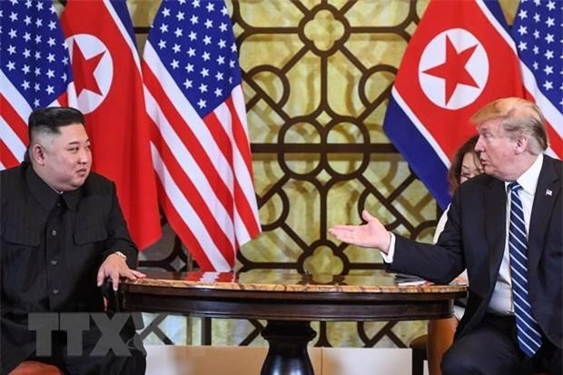 Dư luận hồi hộp chờ đợi kết quả của cuộc gặp gỡ của hai nhà lãnh đạo Mỹ- Triều tại Hà Nội (Ảnh: AFP)