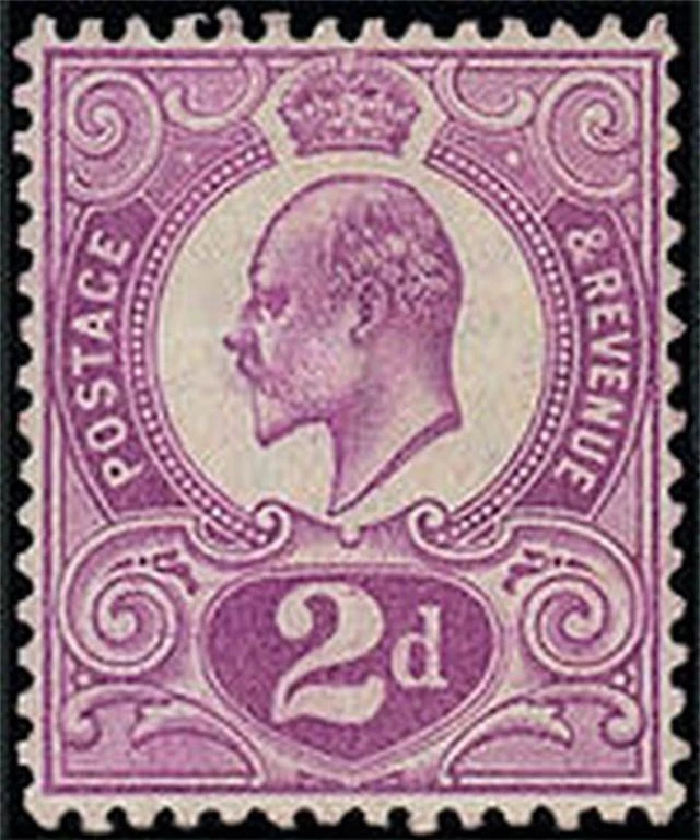 Con tem Tyrian Plum được phát hành dưới triều đại của vua Edward VII.