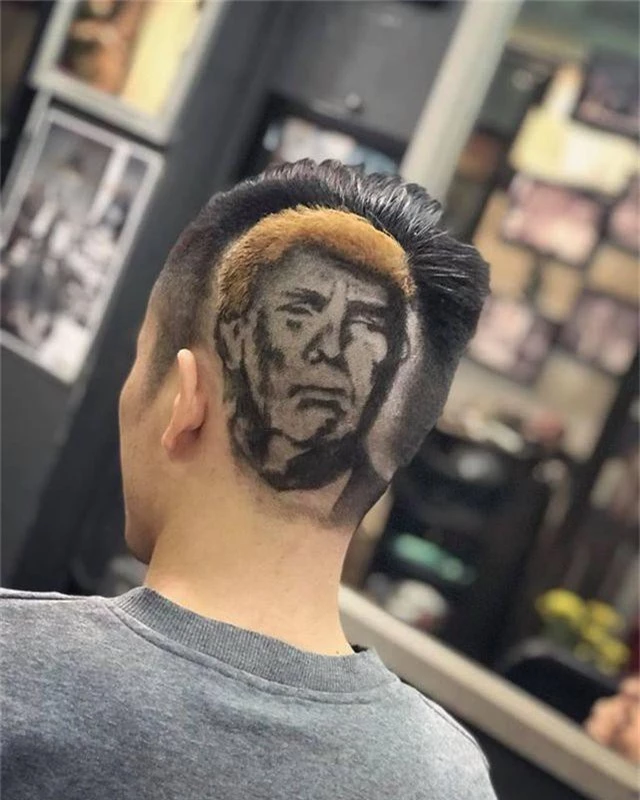 Chàng trai cắt tóc tạo hình Tổng thống Trump lên truyền hình ABC của Mỹ - 4