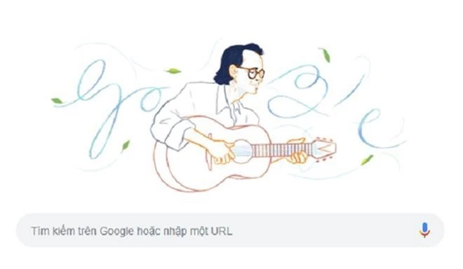 Cố nhạc sĩ Trịnh Công Sơn là người Việt Nam đầu tiên được Google Doodles vinh danh - Ảnh 1.