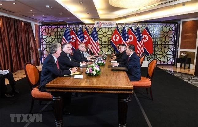 Tổng thống Mỹ Donadl Trump và Chủ tịch Triều Tiên Kim Jong-un