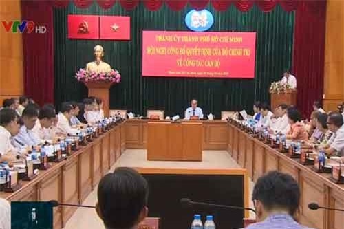 Công bố quyết định về công tác cán bộ tại TP.HCM