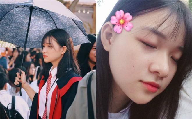 Nữ sinh mặc áo dài và góc nghiêng khiến các nam sinh đổ gục