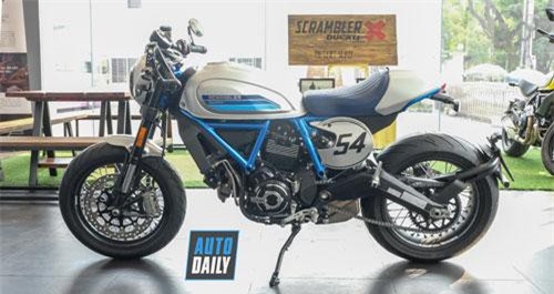 Cận cảnh Ducati Scrambler Café Racer 2019 đầu tiên tại Việt Nam